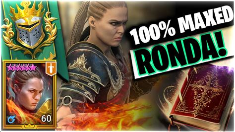 She pairs really well with Skullcrown activating partnership passives. . Ronda masteries
